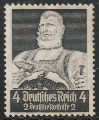 Rijk 1934 557 Smid 4p, Postfris, Ophalen of Verzenden, Overige periodes, Postfris