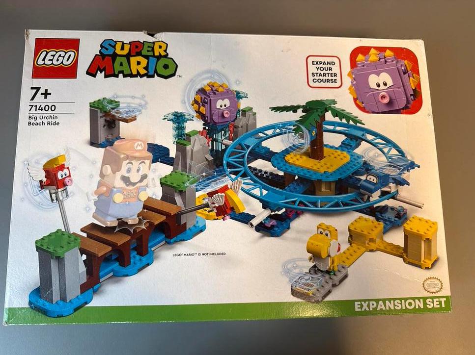 LEGO Super Mario 71400 Big Urchin Beach Ride, Ophalen of Verzenden, Zo goed als nieuw, Complete set, Lego