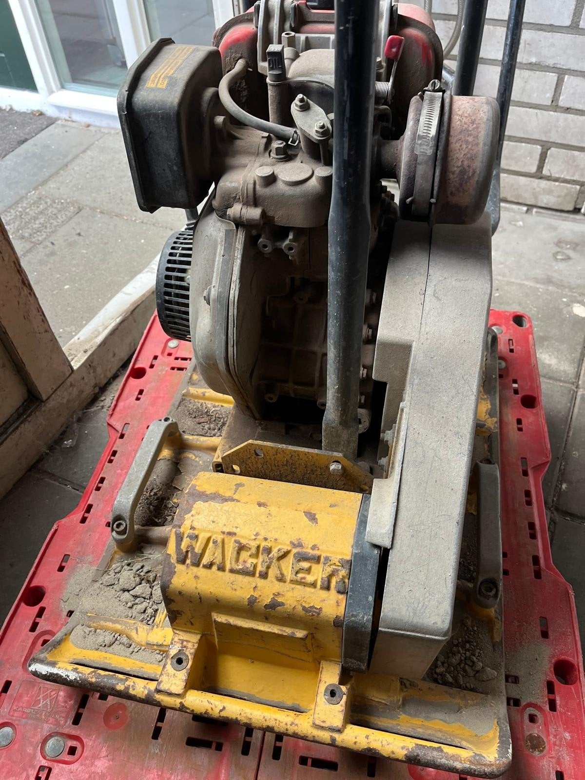 Wacker tril machine, Ophalen, Gebruikt