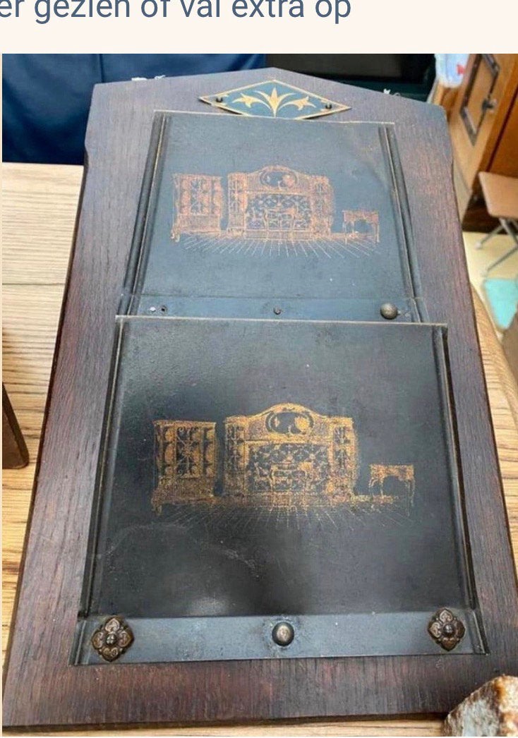 Kranten / Couranten, Post bak met 2 - vakken ja.50 Handm, Ophalen of Verzenden