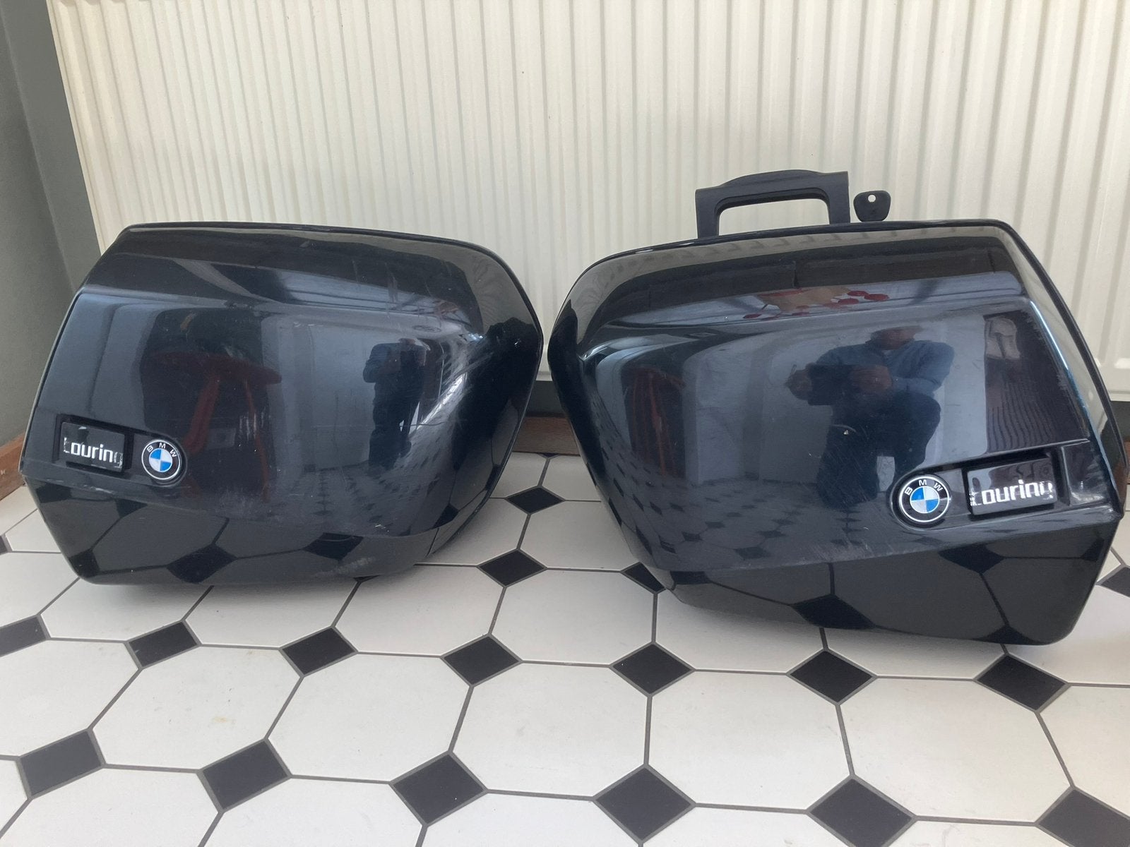 BMW koffers r1100 r1150 RT, S en RS  zijkoffers touring lak, Motoren, Ophalen of Verzenden, Gebruikt