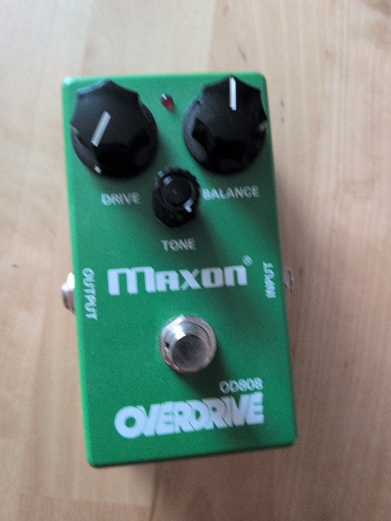 Maxon OD 808 'tubescreamer', Ophalen of Verzenden, Gebruikt, Distortion, Overdrive of Fuzz