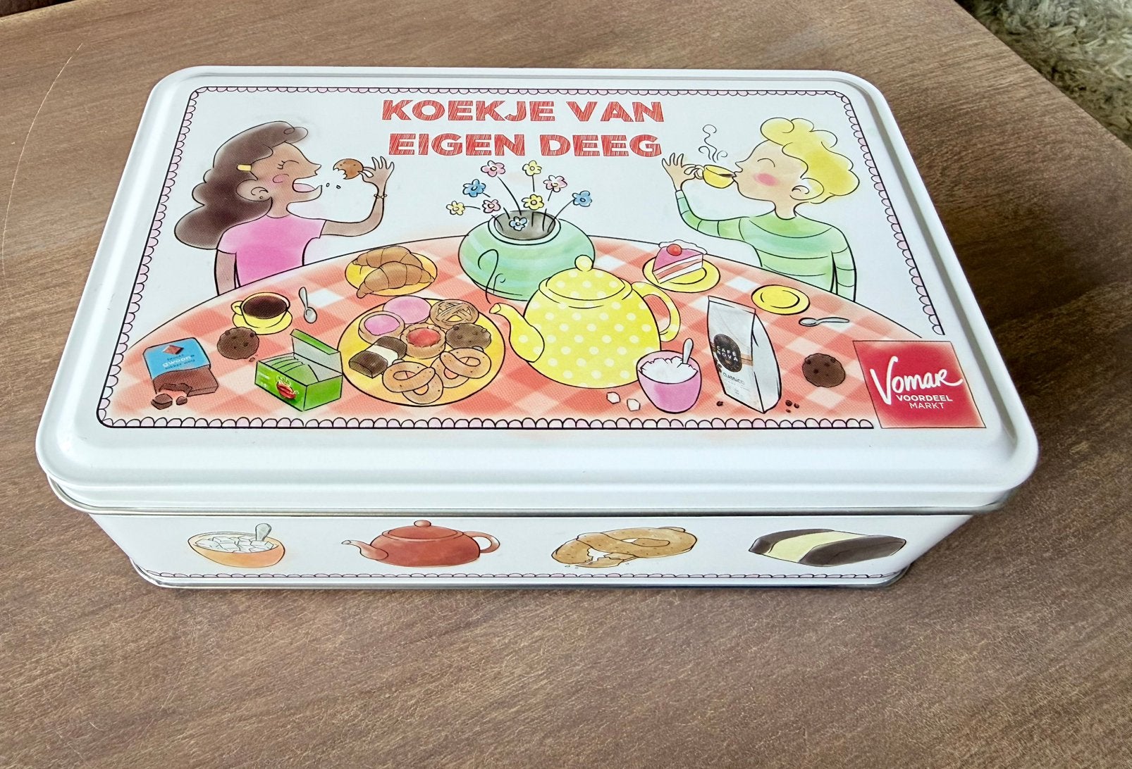 Blond koektrommel vomar, Ophalen of Verzenden, Nieuw, Koek(jes), Overige merken