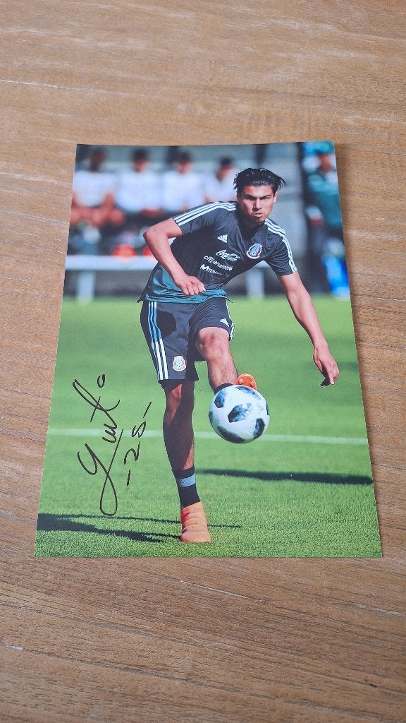 Foto 20x30 cm met handtekening; Erick Gutierrez # PSV, Ophalen of Verzenden, Nieuw, PSV, Overige typen
