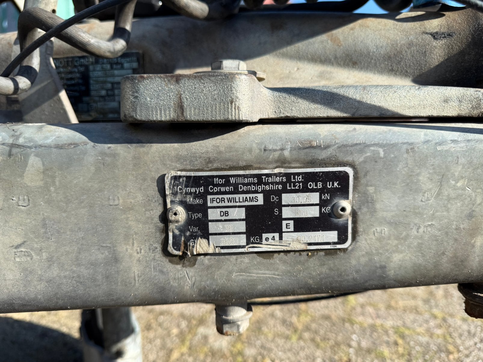 Aanhanger - Ifor Williams trailer, type DB, Ophalen, Gebruikt