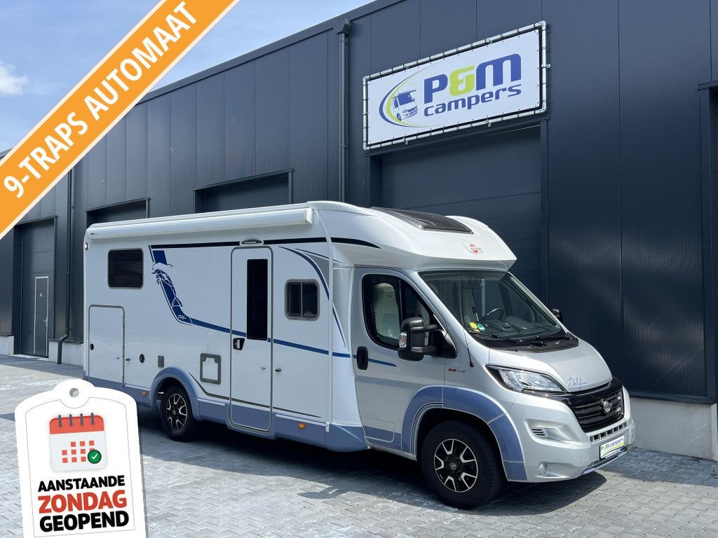 Bürstner Delfin 726G | 2021 | AUTOMAAT | Enkele bed, Automaat, Ringverwarming, Fiat, 7 tot 8 meter