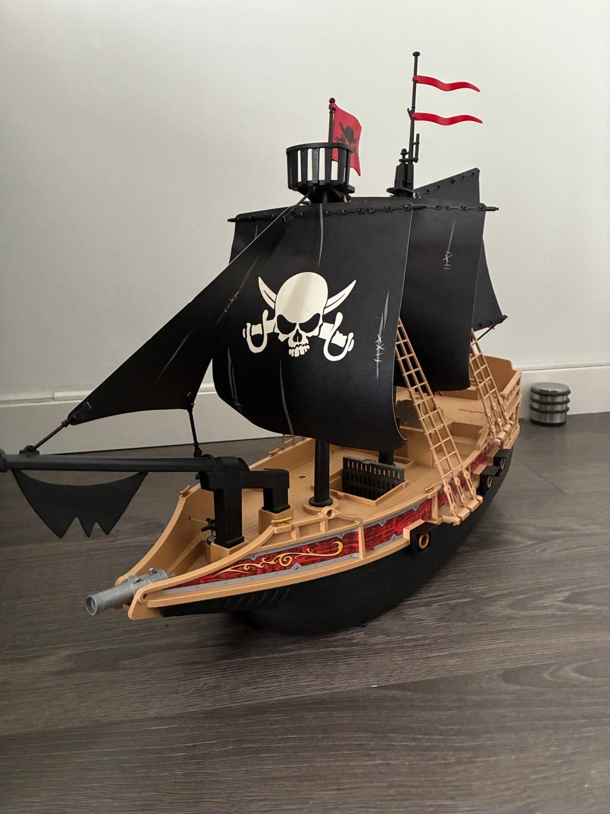 Playmobil Piratenschip met figuren en accessoires, Kinderen en Baby's, Speelgoed | Playmobil, Ophalen, Pirates, Complete set, Zo goed als nieuw