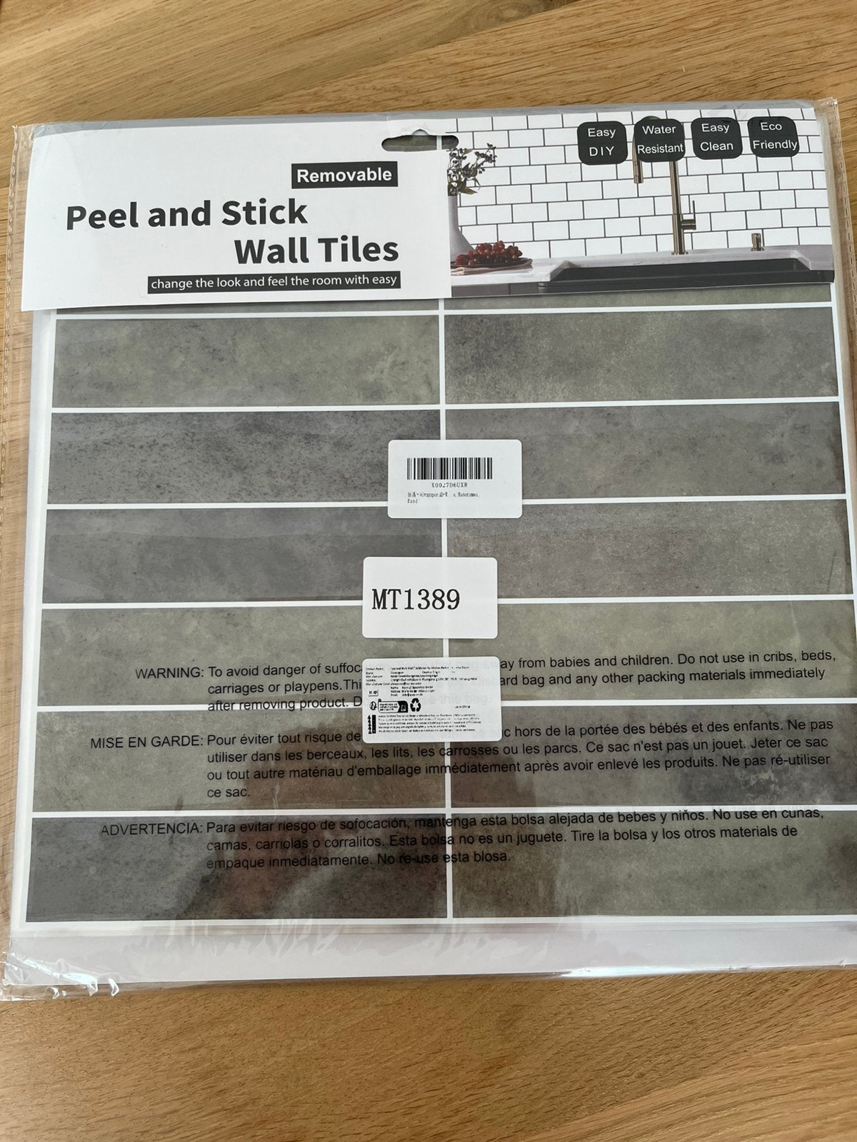 Plaktegels - Peel and Stick Wall Tiles, Overige materialen, Overige typen, Nieuw, Ophalen of Verzenden