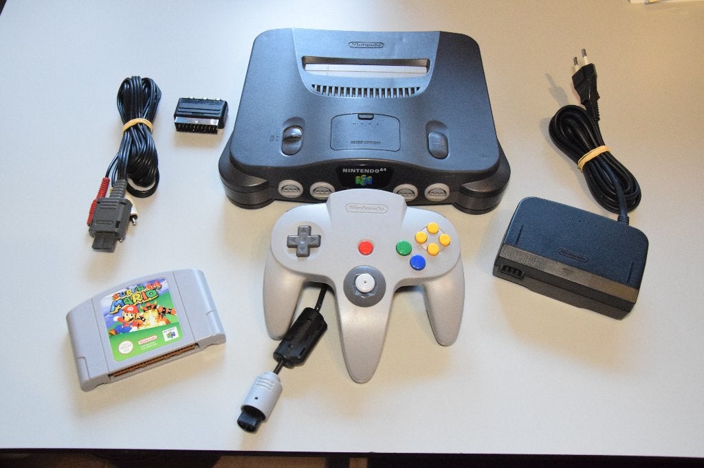 Nintendo 64 (N64) met Super Mario 64, Spelcomputers en Games, Spelcomputers | Nintendo 64, Ophalen of Verzenden, Zo goed als nieuw