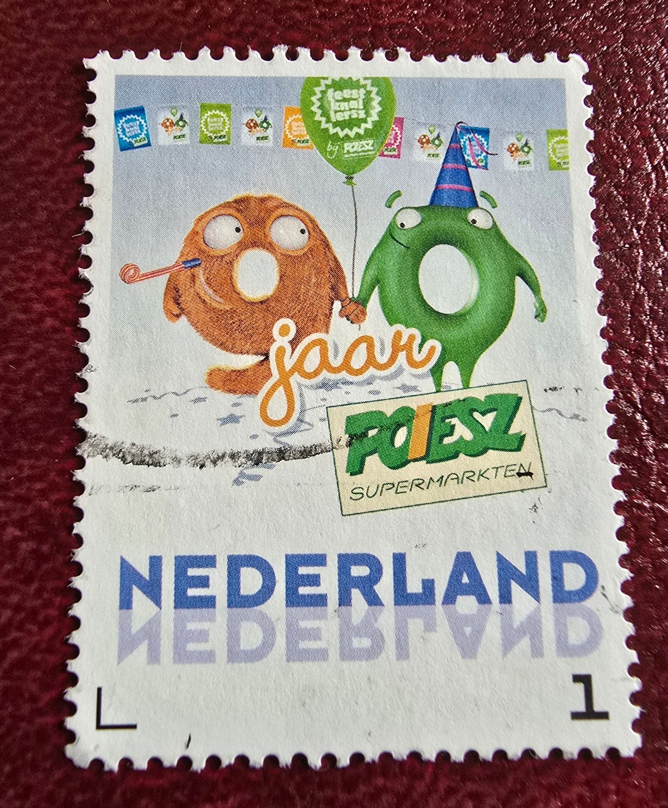 Kv364 persoonlijke  Postzegel - Poiesz Supermarkten Jubileum, Ophalen of Verzenden
