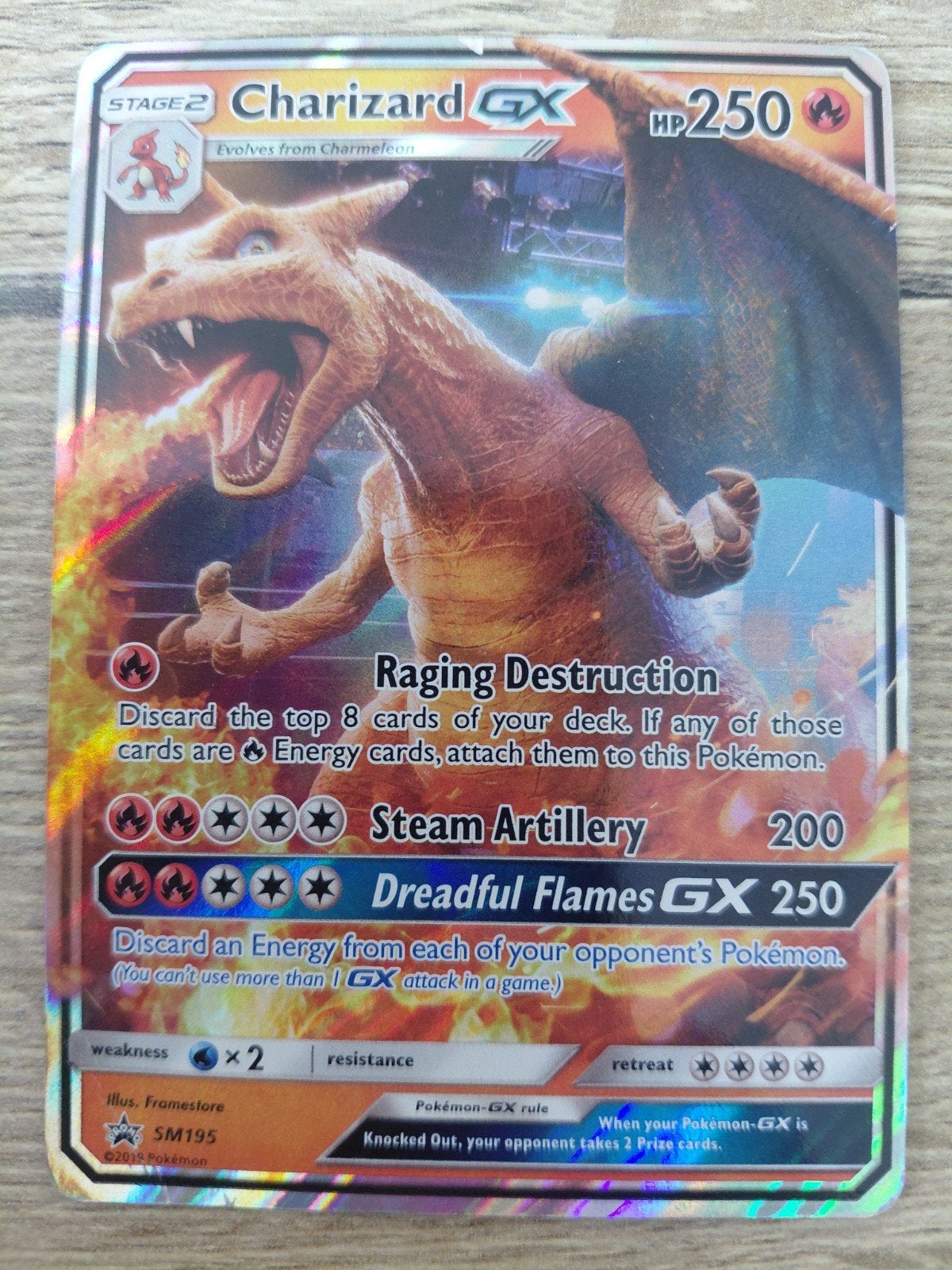 Charizard GX Sm195 pokémon kaart, Ophalen of Verzenden