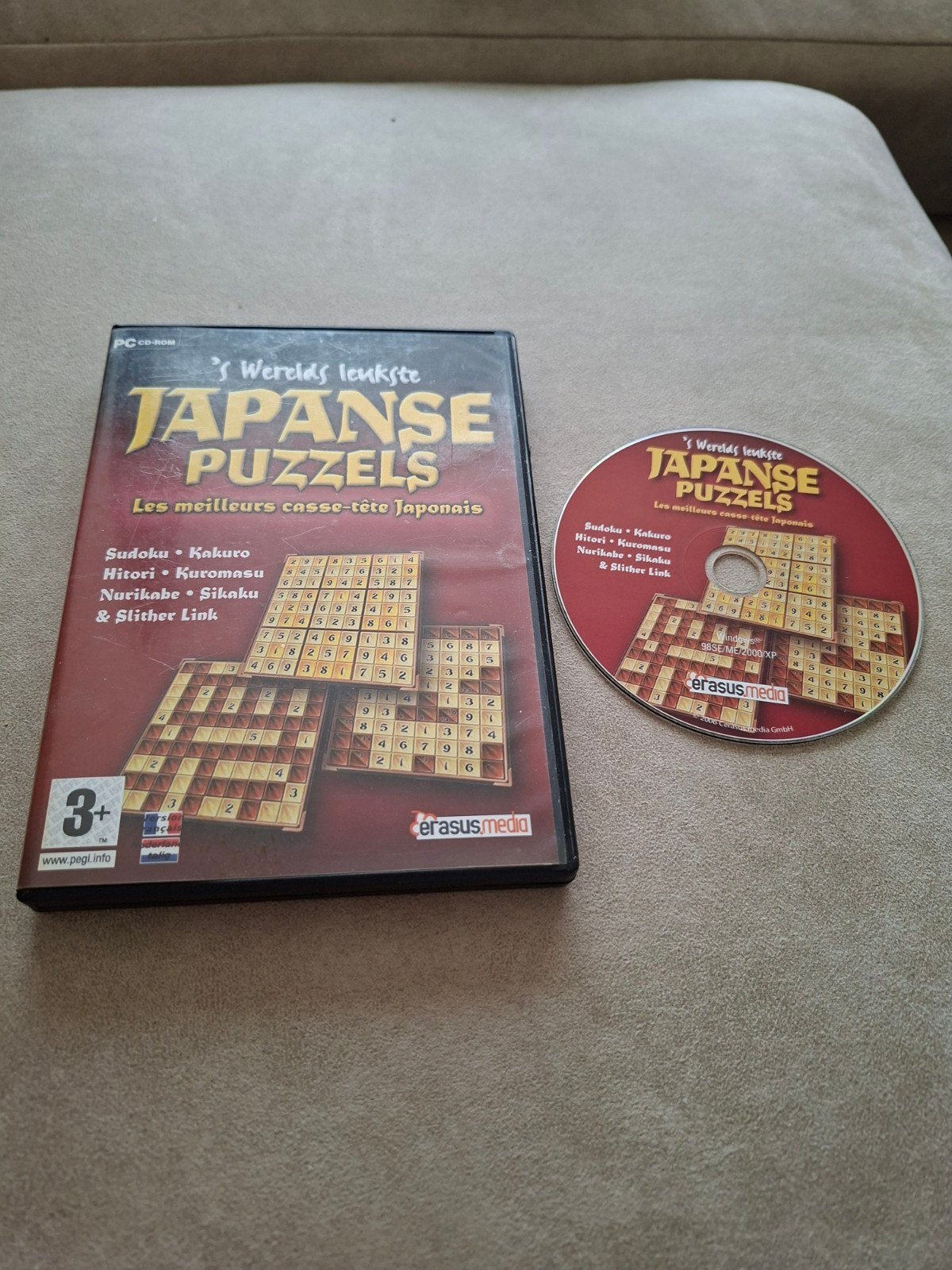 Werelds leukste Japanse Puzzels PC CD-ROM, Ophalen of Verzenden