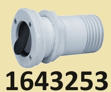 1643253 Nylon huiddoorvoer+terugslagklep+slangtule. € 15,95, Watersport en Boten, Ophalen of Verzenden, Nieuw, Motor en Techniek