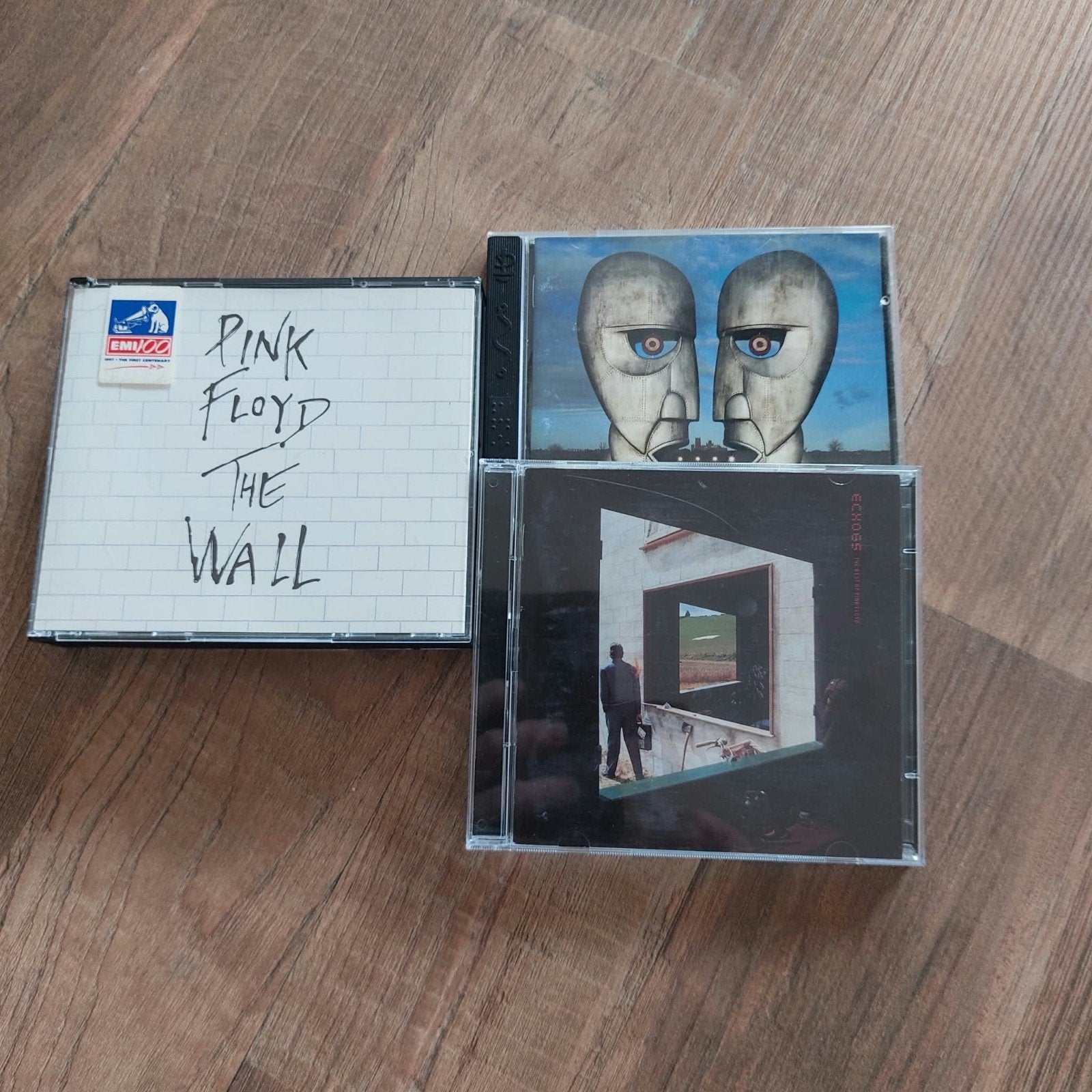 Pink Floyd CD's: The Wall, The Division Bell, Echoes, Cd's en Dvd's, Cd's | Pop, Rock, Gebruikt, Ophalen of Verzenden, Inclusief doosje