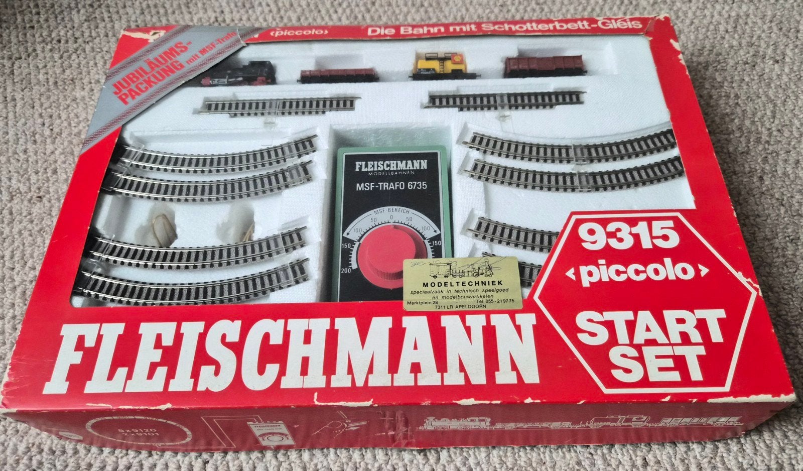 Fleischmann piccolo startset 9315 spoor N, Gelijkstroom, Fleischmann, Ophalen of Verzenden, Analoog