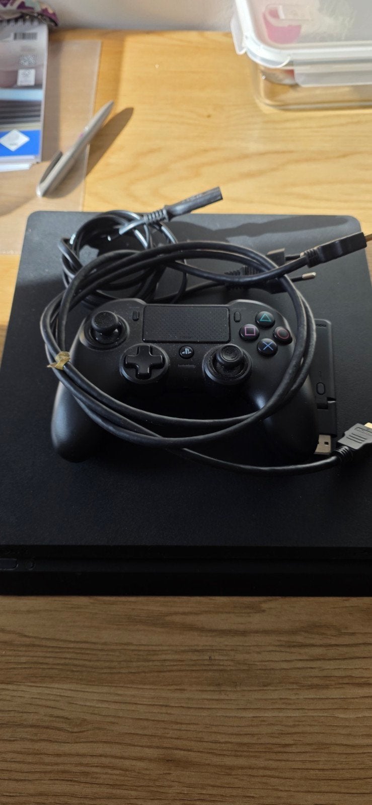 PS4 slim 500GB incl Nacon controller, Ophalen of Verzenden, Met 1 controller, Slim, 500 GB