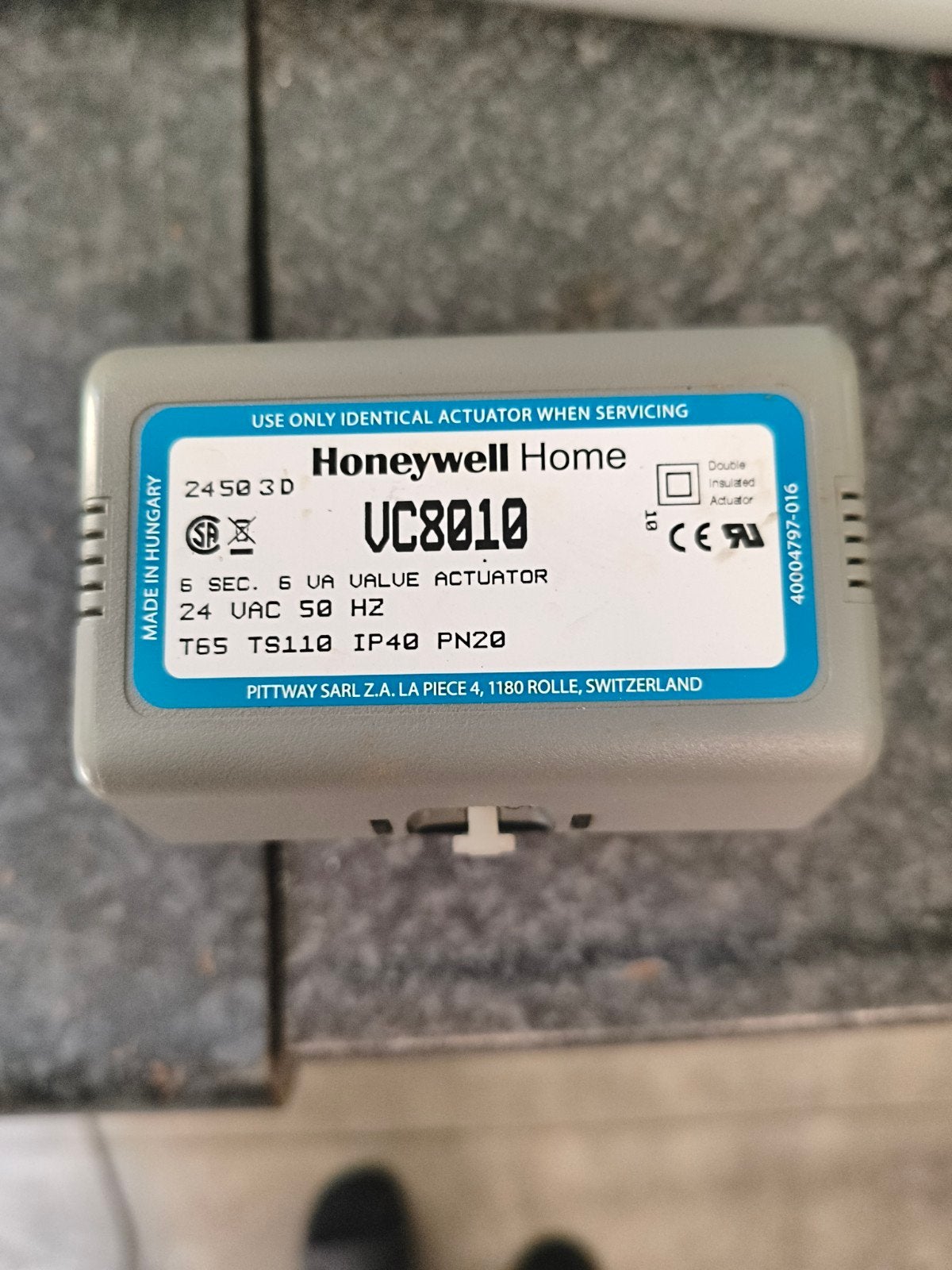 Honeywell Home VC8010 Klepactuator, Minder dan 30 cm, Cv-ketel of Combi-ketel, Minder dan 60 cm, Ophalen of Verzenden