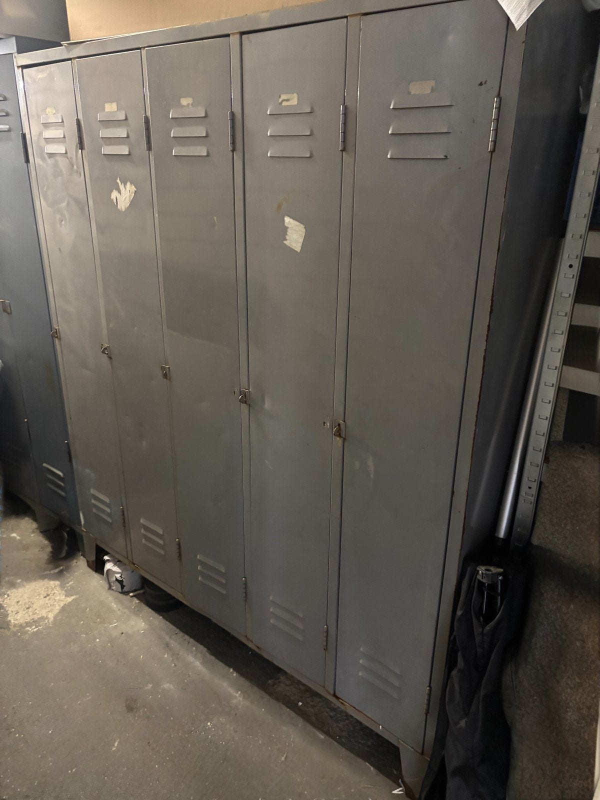 Industriële stalen locker 5 deuren, Ophalen, Gebruikt