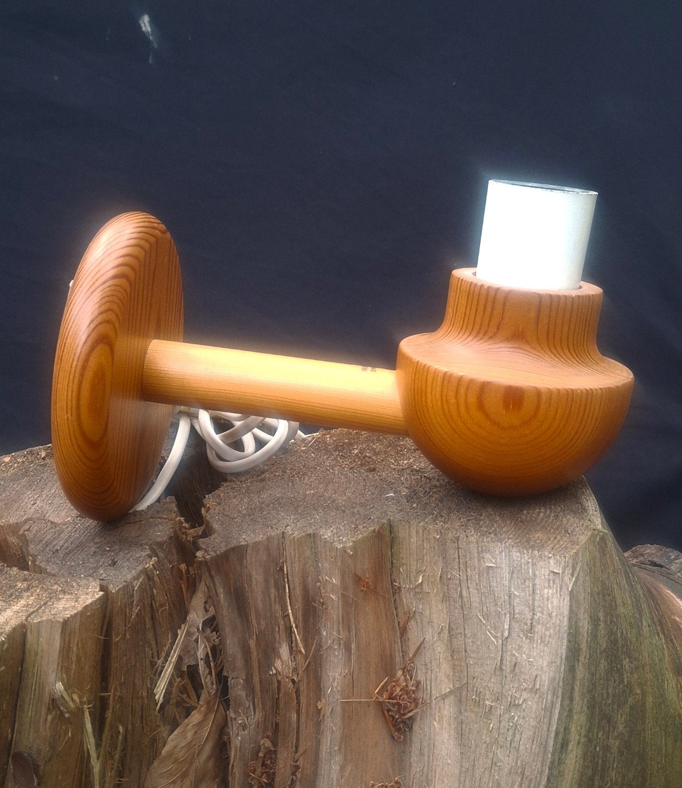 Vintage grenen Ikea wandlamp. Type V202., Ophalen of Verzenden, Zo goed als nieuw