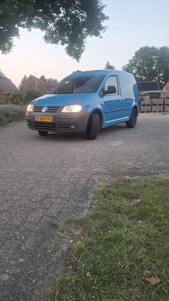 Volkswagen Caddy 2.0 SDI 51KW Bestel Baseline 2009, Voorwielaandrijving, Euro 5, Stof, Zwart