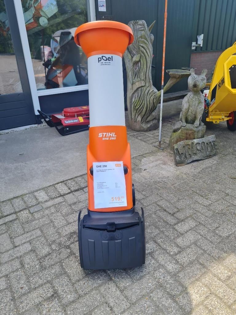STIHL GHE 250 HAKSELAAR met garantie, Tuin en Terras, Hakselaars, Ophalen of Verzenden, Zo goed als nieuw, Elektrisch, Stihl