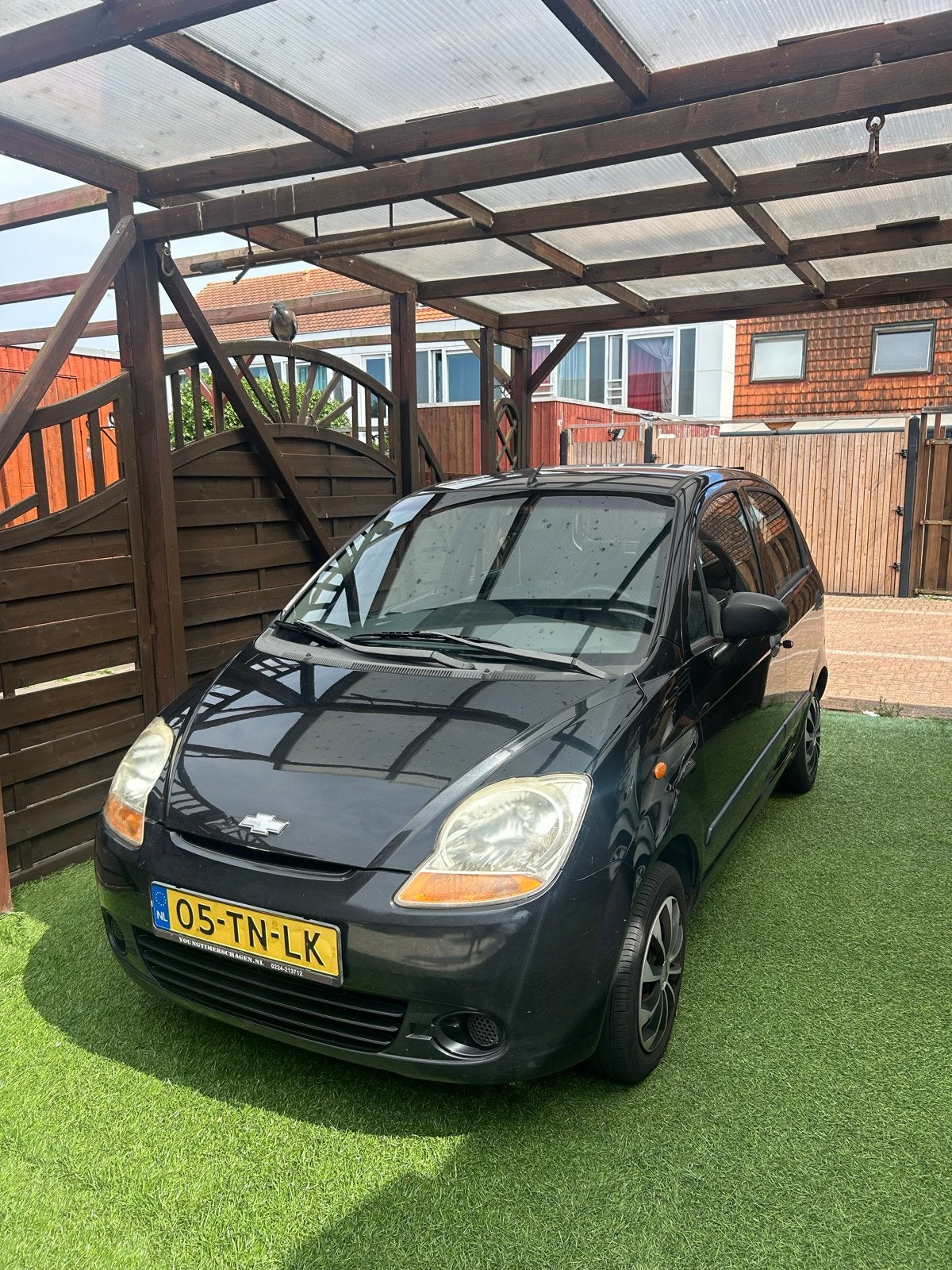 Chevrolet Matiz 0.8 2006 Zwart, Auto's, Voorwielaandrijving, Stof, Zwart, Origineel Nederlands