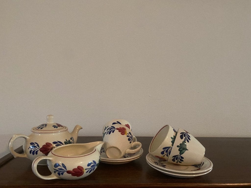 Boerenbont servies, Huis en Inrichting, Keuken | Servies, Ophalen, Gebruikt, Aardewerk, Landelijk/Boerenbont