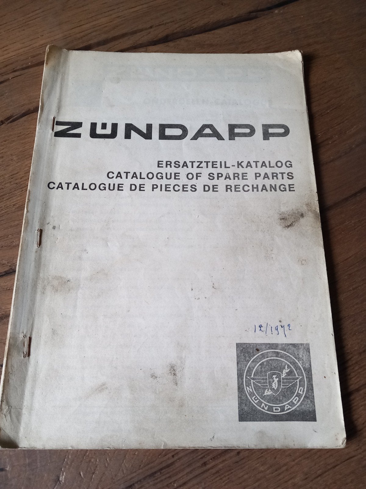 Zundapp 517 gts super onderdelencatalogus, Auto diversen, Handleidingen en Instructieboekjes, Ophalen of Verzenden