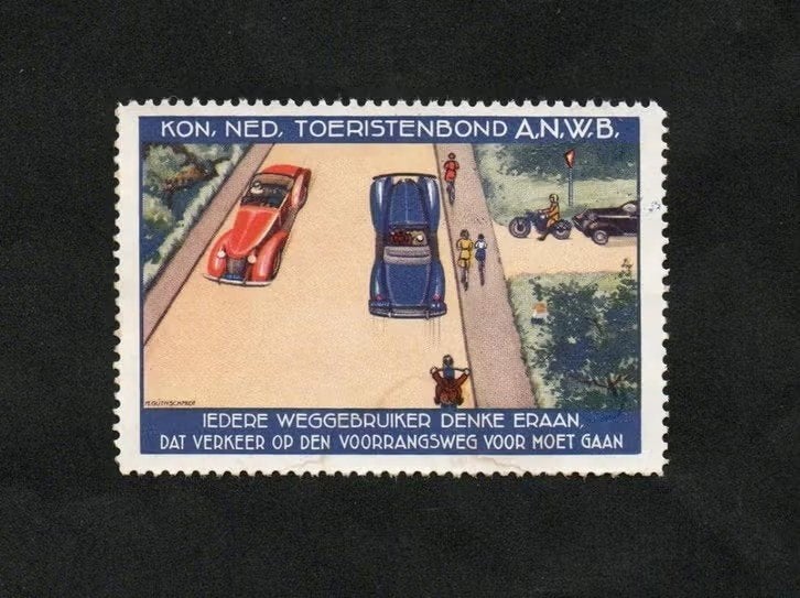 Sluitzegel ANWB Iedere Weggebruiker Denke Eraan., Ophalen of Verzenden, Zo goed als nieuw