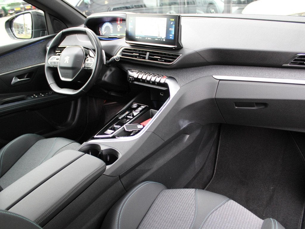 Peugeot 3008 1.6 HYbrid 180 Allure Pack Business | Navi / Ca, Auto's, 12 maanden, Euro 6, Blauw, Bedrijf
