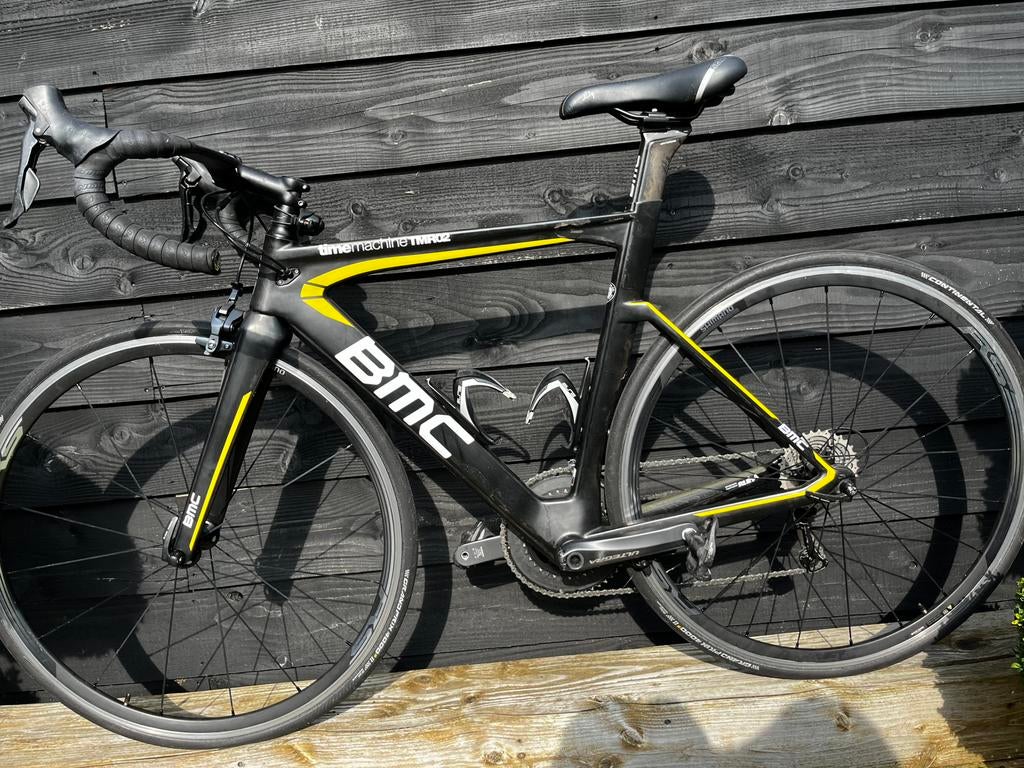Carbon BMC TMR02 Time Machine maat 53, Fietsen en Brommers, Carbon, Zo goed als nieuw, Meer dan 20 versnellingen, 53 tot 57 cm