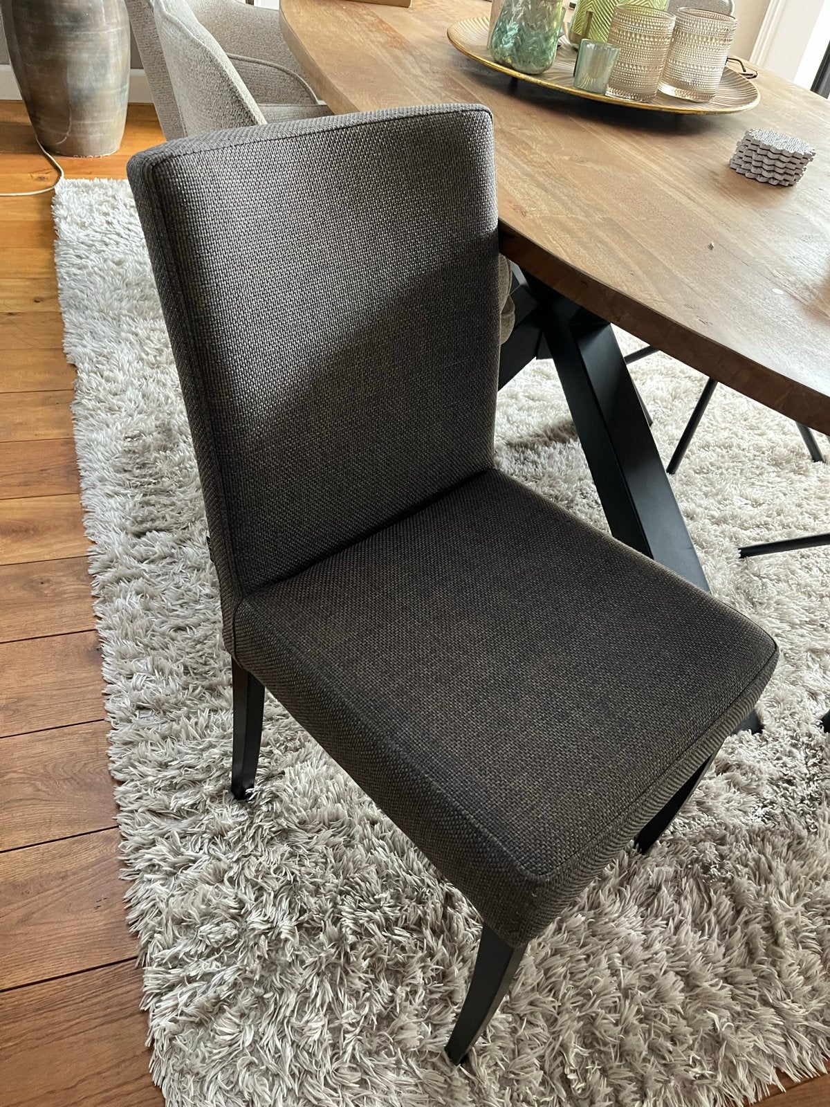 6 N Joy stoelen van Goossens, Gebruikt, Ophalen of Verzenden, Vijf, Zes of meer stoelen, Stof
