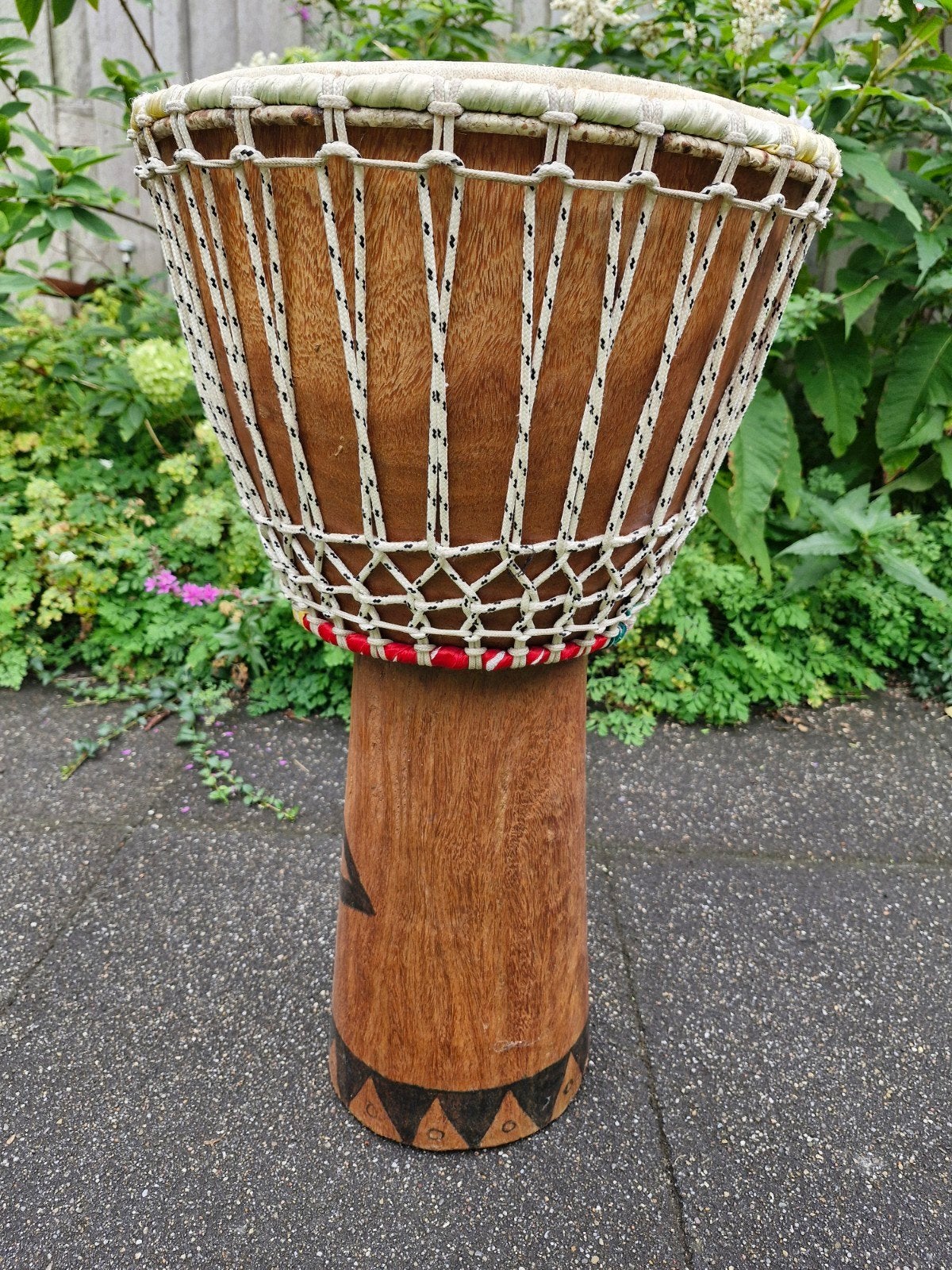 Mooie handgemaakte Djembe - Afrikaanse trommel, Ophalen, Zo goed als nieuw, Overige merken