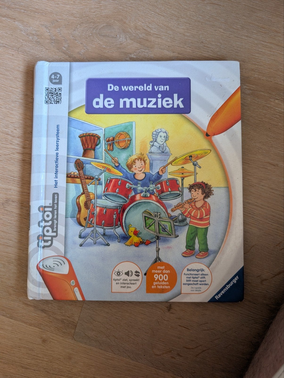 Tiptoi: De wereld van de muziek (4-7 jaar), Ophalen of Verzenden, Gelezen, Instrument, Ravensburger