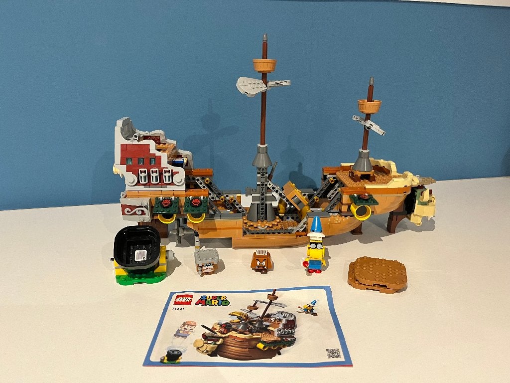 LEGO Super Mario Bowser Airship 71391 – compleet gebouwd, Overige thema's, Lego, Ophalen of Verzenden, Zo goed als nieuw
