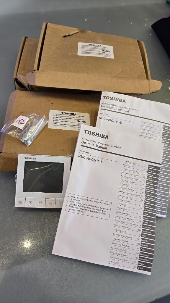 Toshiba wired airco controller – RBC-ASCU11-E, Witgoed en Apparatuur, Airco's, Nieuw, Wandairco, Minder dan 60 m³, 3 snelheden of meer