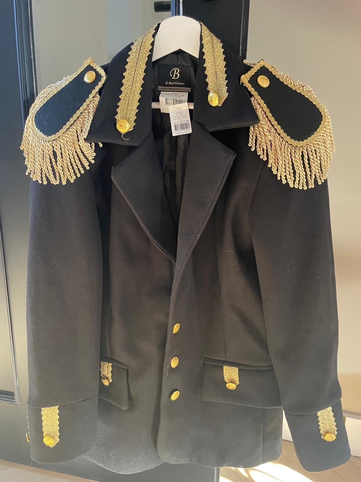Nieuwe Carnavalsjas Maat 48 - Zwart met Goud, Carnaval, Maat 48/50 (M), Nieuw, Ophalen of Verzenden