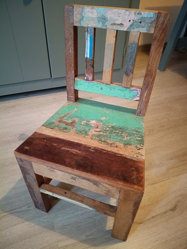 Vintage stoeltje, Antiek en Kunst, Antiek | Meubels | Stoelen en Banken, Ophalen