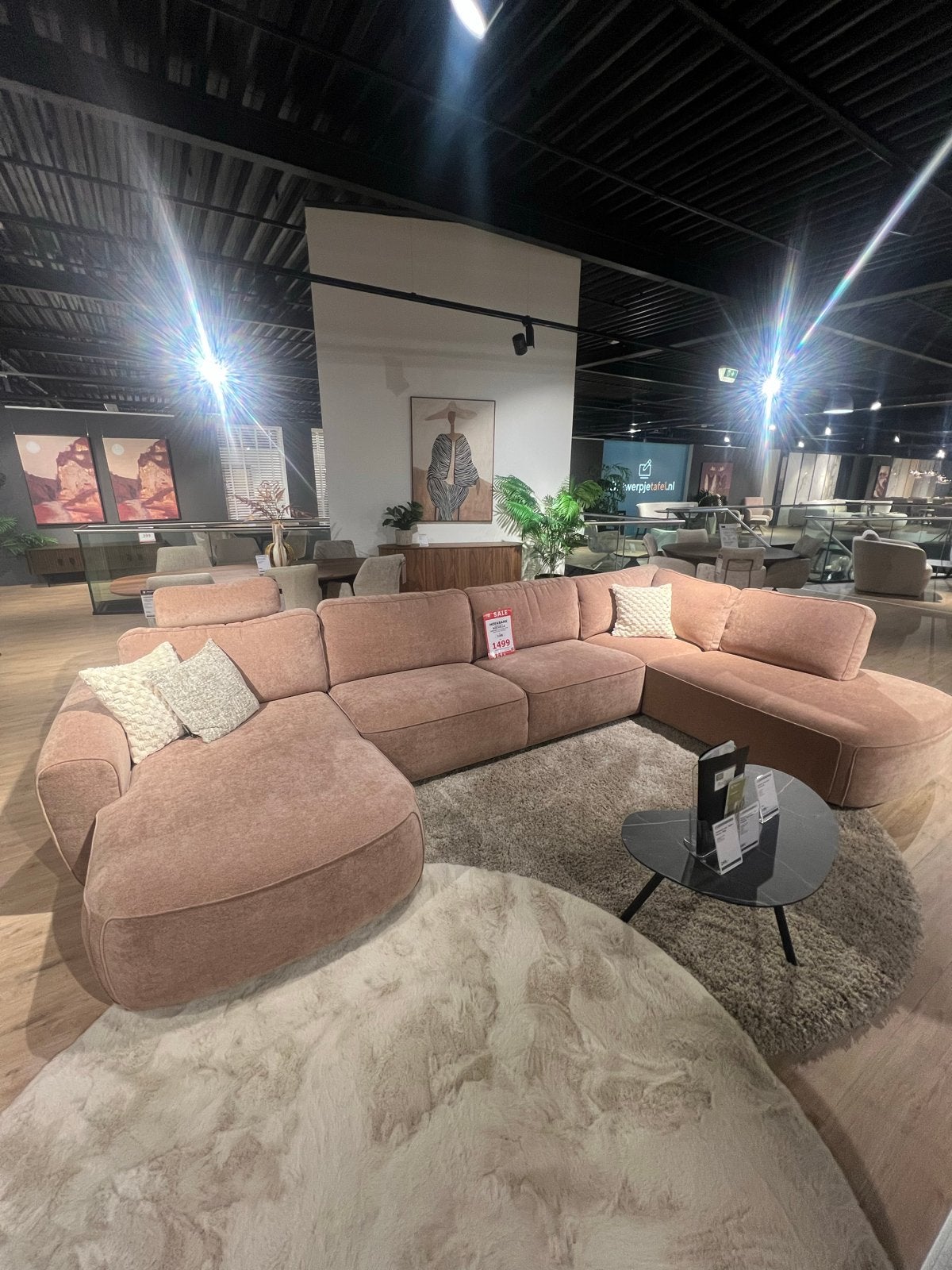 Hoekbank Rochelle van Bommel Wonen - Comfortabel en Stijlvol, Ophalen, Nieuw, Stof