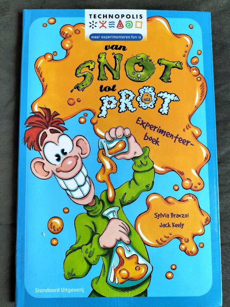 Van snot tot prot / Experimenteerboek, Boeken, Kinderboeken | Jeugd | onder 10 jaar, Zo goed als nieuw, Non-fictie, Ophalen of Verzenden