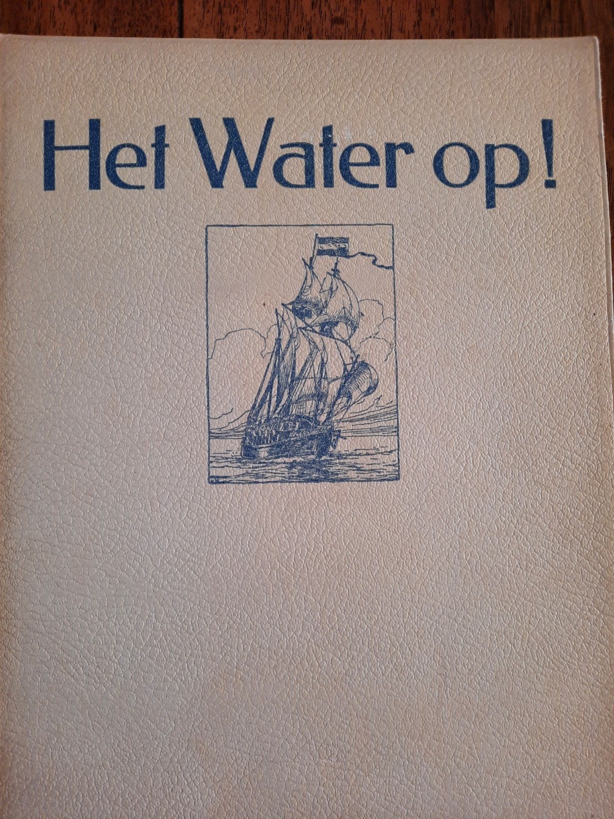 Boek van Droste het water op 1938, Verzamelen, Blikken, Ophalen of Verzenden, Gebruikt, Overige, Droste