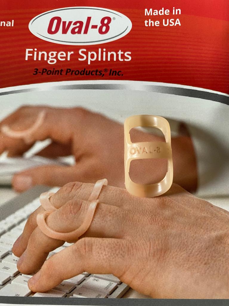 Oval 8 finger splint maat 3 (1 stuk), Ophalen of Verzenden, Gebruikt