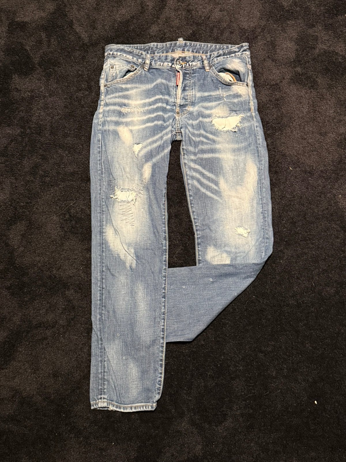 D2 broek donkerblauw maat M, Ophalen, Zo goed als nieuw, Maat 48/50 (M), Blauw