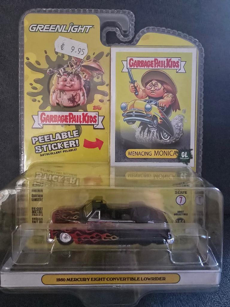 Mercury Eight Convertible "Garbage Pail Kids"Greenlight 1:64, Christian@diecastcompany.nl, Auto, Diecast Company, Nieuw