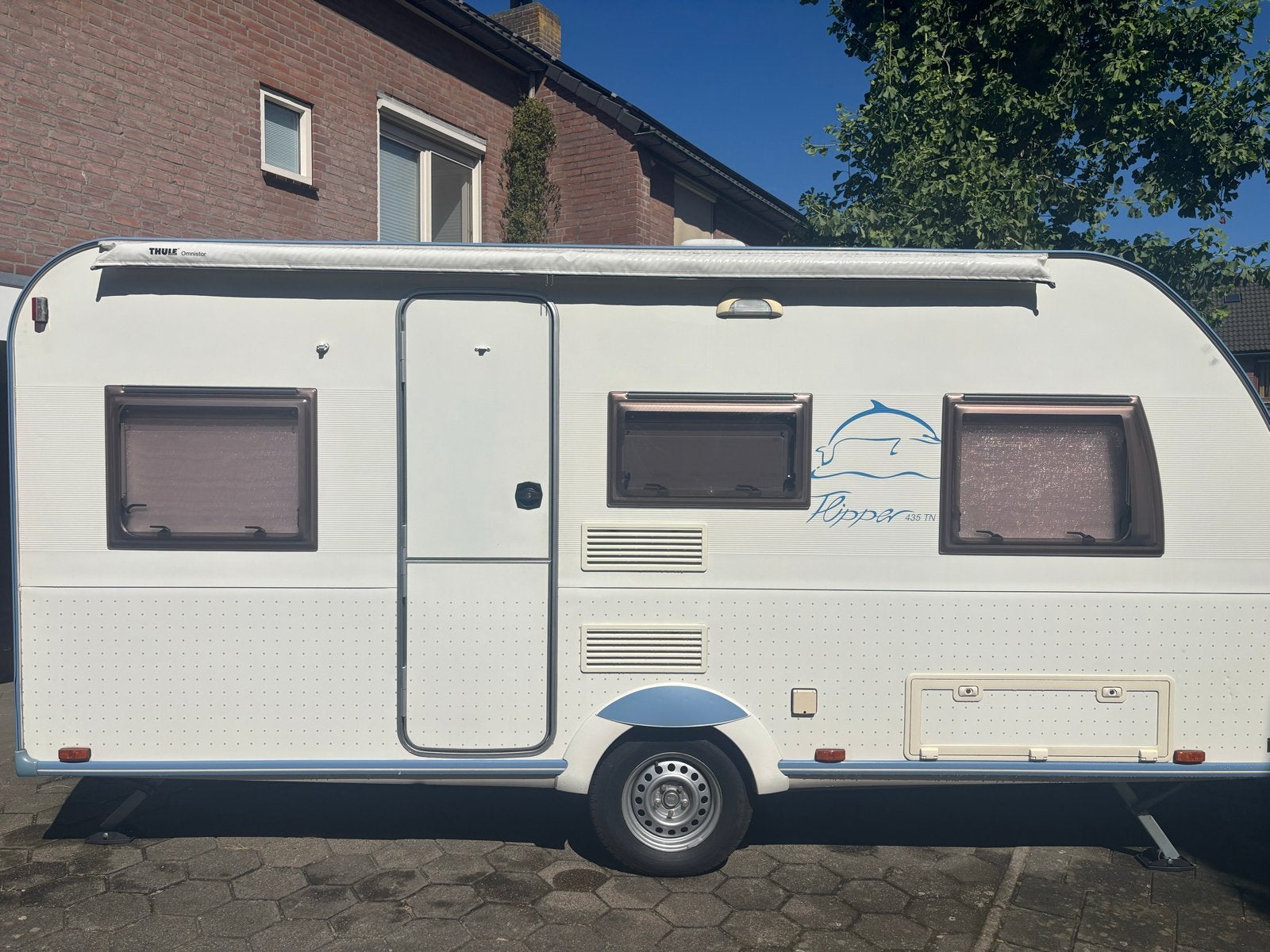 Bürstner Flipper 435TN: 2007 Vastbed, Rondzit,, Caravans en Kamperen, Caravans, Vast bed, Rondzit, Koelkast, Particulier