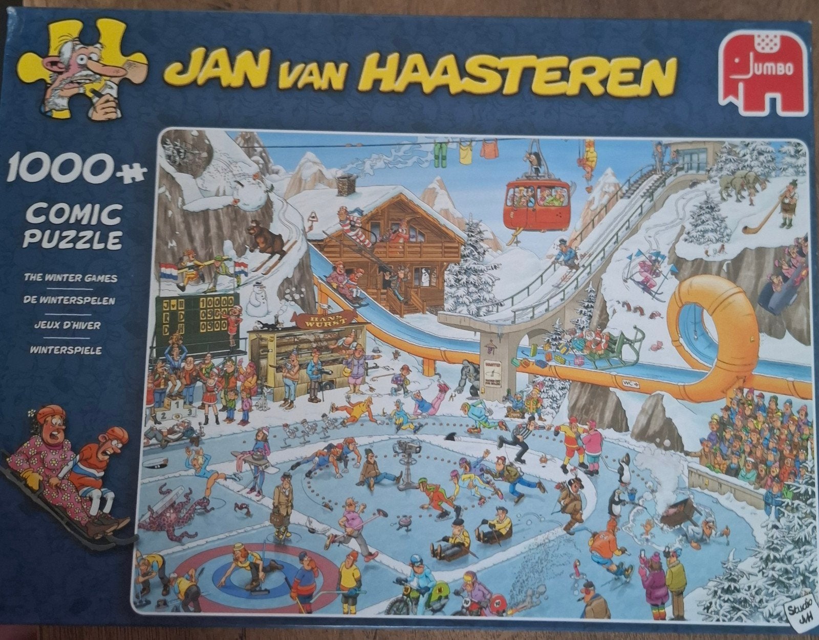 jan van haasteren puzzel, Hobby en Vrije tijd, Denksport en Puzzels, Ophalen of Verzenden, 500 t/m 1500 stukjes, Zo goed als nieuw