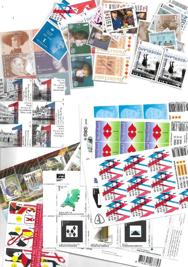 FRA 100 Tarief 1 zegels zie scans, Ophalen of Verzenden