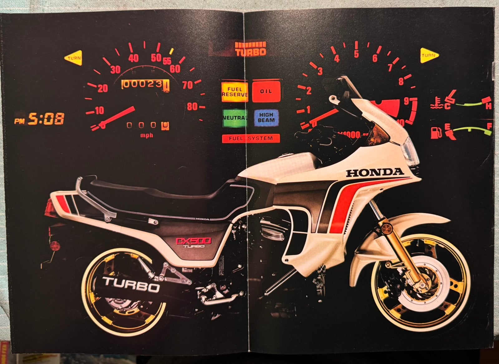 Advertentie 1982 Honda CX500 Turbo, Verzenden, Zo goed als nieuw, Motoren