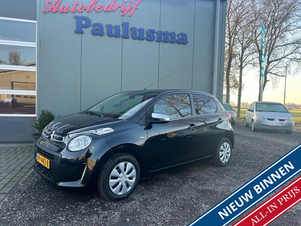 Citroën C1 1.0 e-VTi Feel Bluetooth|Airco|Elec-pak, Auto's, Voorwielaandrijving, Start-stop-systeem, Stof, Gebruikt