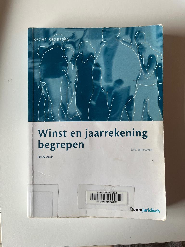 Winst en jaarrekening begrepen (boek), Boomjuridisch, Zo goed als nieuw, Beta, HBO